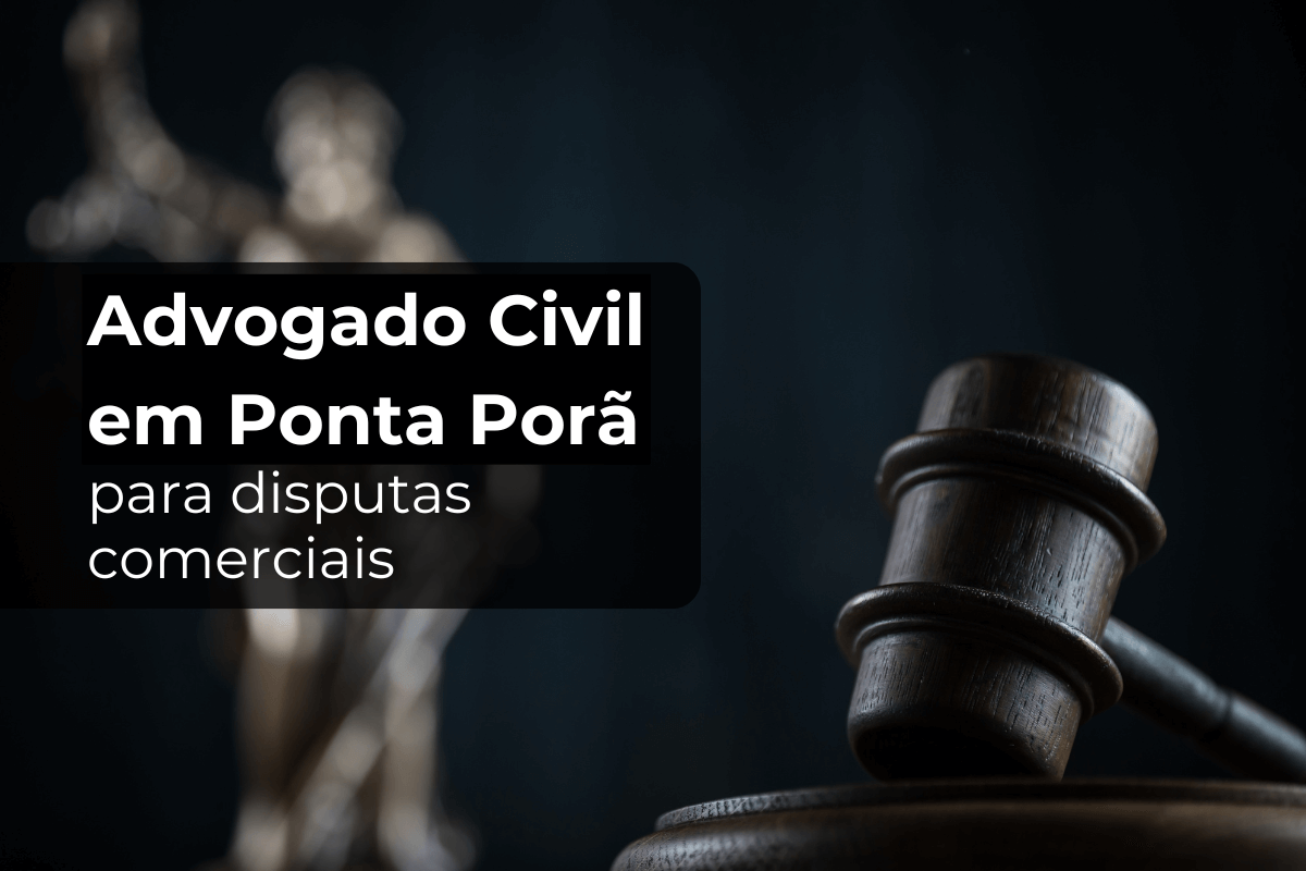 Advogado Civil em Ponta Porã para Disputas Comerciais