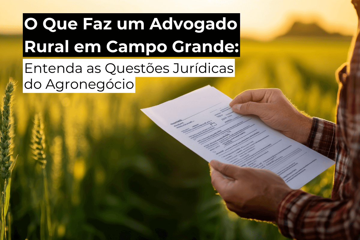 O Que Faz um Advogado Rural em Campo Grande: Entenda as Questões Jurídicas do Agronegócio