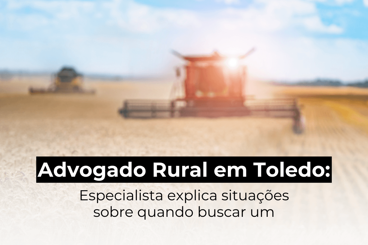 Advogado Rural em Toledo: Especialista Explica Situações Sobre Quando Buscar Um