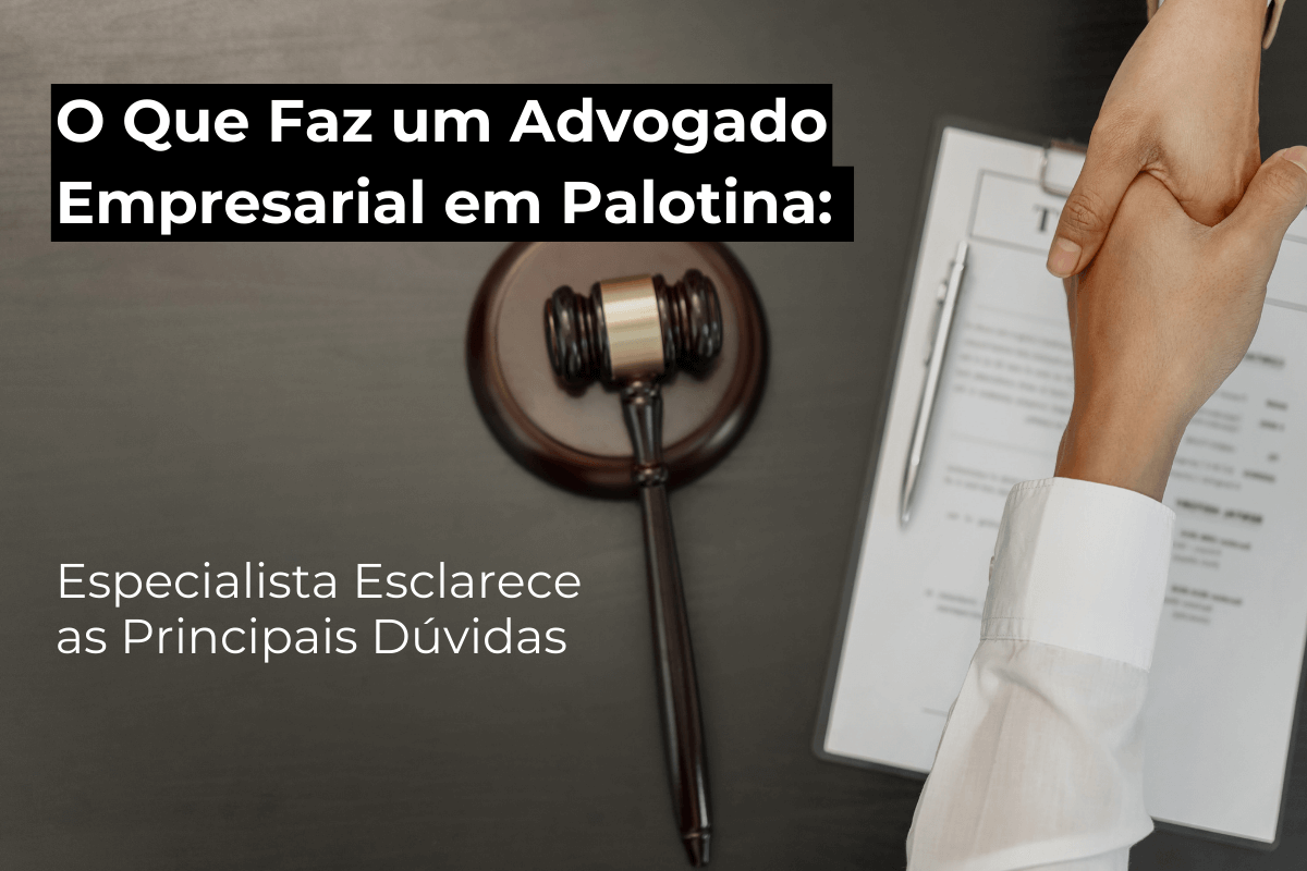 O Que Faz um Advogado Empresarial em Palotina: Especialista Esclarece as Principais Dúvidas